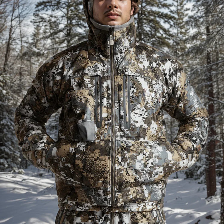 Hifad Men's Incinerator Aerolite Jacket Jungle Camouflage Outdoor Hunting Jacket