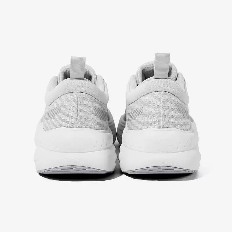Adidas Floatnova Running Shoes for Men and Women, Comfortable and Versatile, Simple, Non-Slip, Wear-Resistant, Lace-Up, Mesh Fabric, Rubber, Light Gray Kj4605