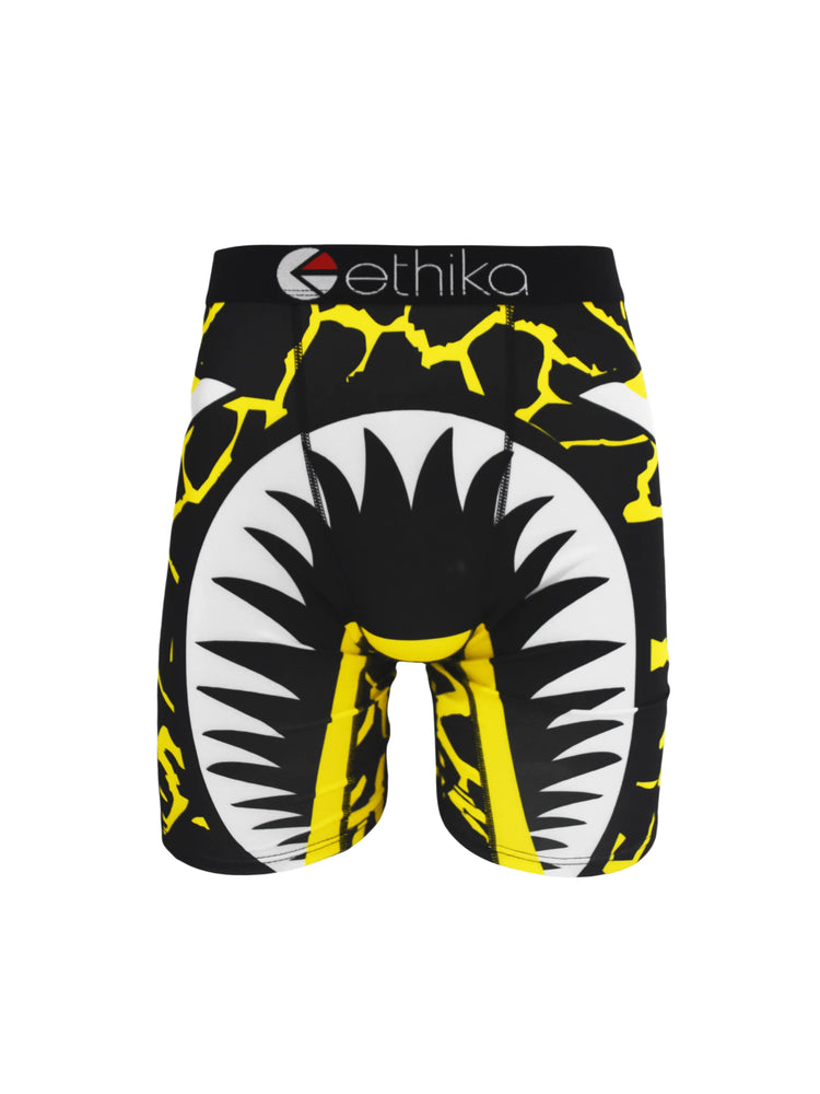ETHIKA 1Pcs Men Underwear Boxers Breathable Mesh Crotch Man Underpants Plus Size L-3XL Mens Panties Printed Men's Boxers Briefs