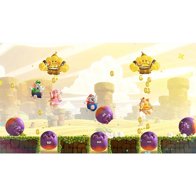 Super Mario Bros. Wonder + Meetup in Bellabel Park - Nintendo Switch 2 Games Deals - Nintendo NS2 Physical Card Game Adventure