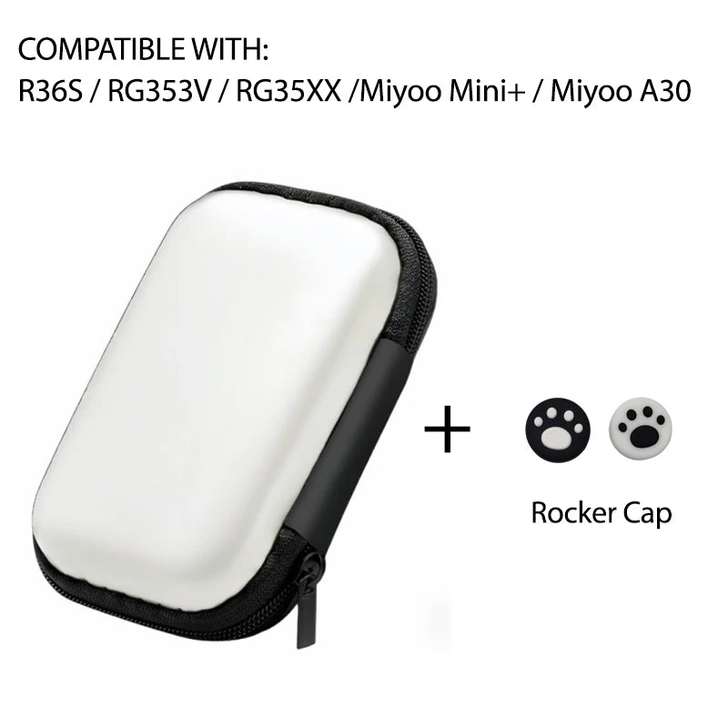 2026 R36S BAG Portable Game Retro Game Console Storage Bag Protective Zipper Carry Bag Eva Hard Handbag For R36S RG353V/ RG35XX