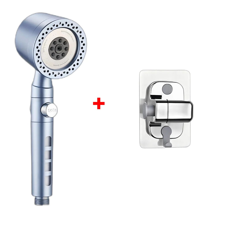 5 Modes Bathroom Shower Head Portable High Pressure Powerful Rain ShowerHead Explosion-proof and Drop-proof Universal Shower Set