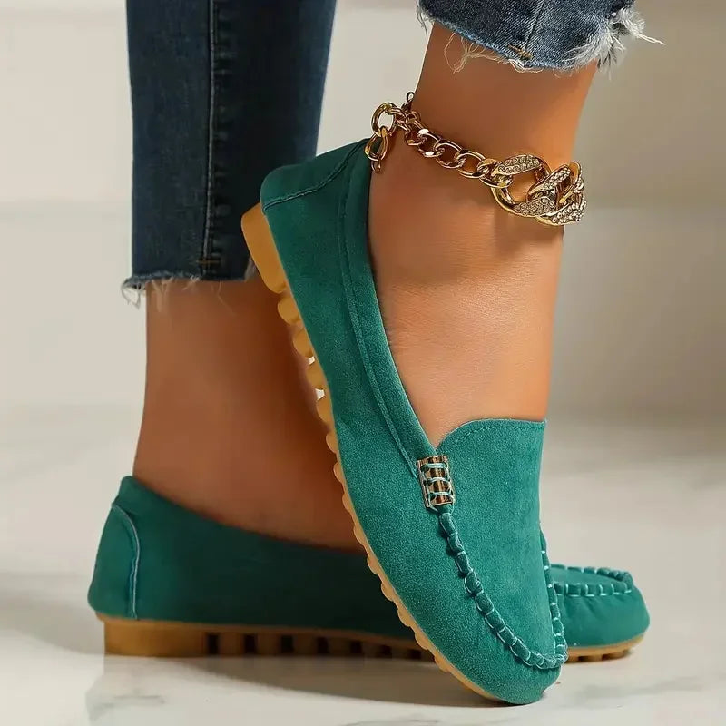 Women Flats New Casual Lightweight Flat Loafers Shoes Trendy Versatile Comfortable Mary Jane Shoes for Women Zapatos De Mujer