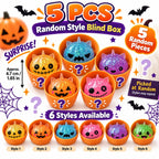 1-5PCS Halloween Unicorn Dumpling Squishy Blind Box Animal Ears Slow Rebound Squeeze Fidget Sensory Stress Relief Gift Pack
