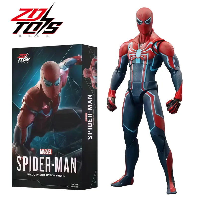 ZD TOY SpiderMan Series PS4 Game Spiderman SpiderMan Anti-OCK suit SpiderMan Velocity suit SpiderMan 2099 suit Miles Morales