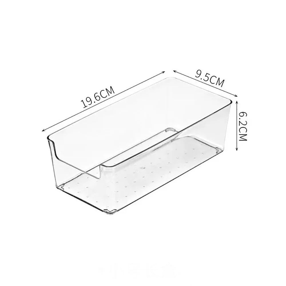 Acrylic Transparent Desktop Organizer Box Cosmetics Plastic Dormitory Household Facial Mask Skin Refrigerated