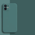 Candy Color Silicone Soft Case For iphone 11 12 13 mini 14 15 16 Plus 16e 17 Air Pro Max Shockproof Camera Protective Cover Case