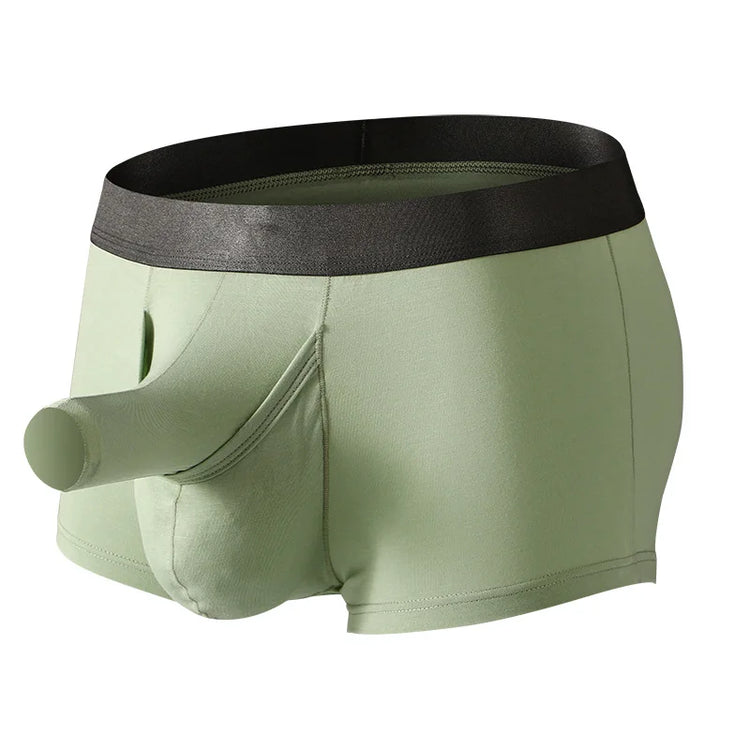 Briefs for men elephant trunk open separation Men's briefs boxers comfortable sexy bamboo fiber material