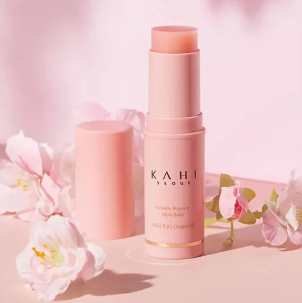 KAHI Wrinkle Bounce Multi Balm Stick 9g Moisturizing Essence Stick PDRN Collagen JEJU Origin Oil Balm Original Korean Face Care