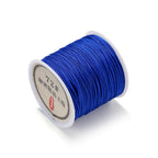 10/50M 0.8mm Nylon Thread Cord Macrame Rope Bracelet Braided String For DIY Tassels Beading String Jewelry Making Accessories