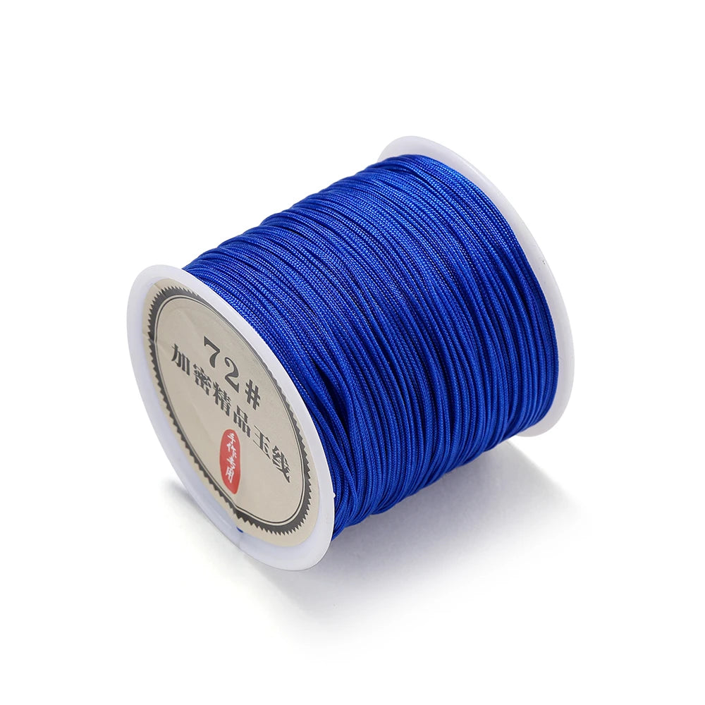 10/50M 0.8mm Nylon Thread Cord Macrame Rope Bracelet Braided String For DIY Tassels Beading String Jewelry Making Accessories