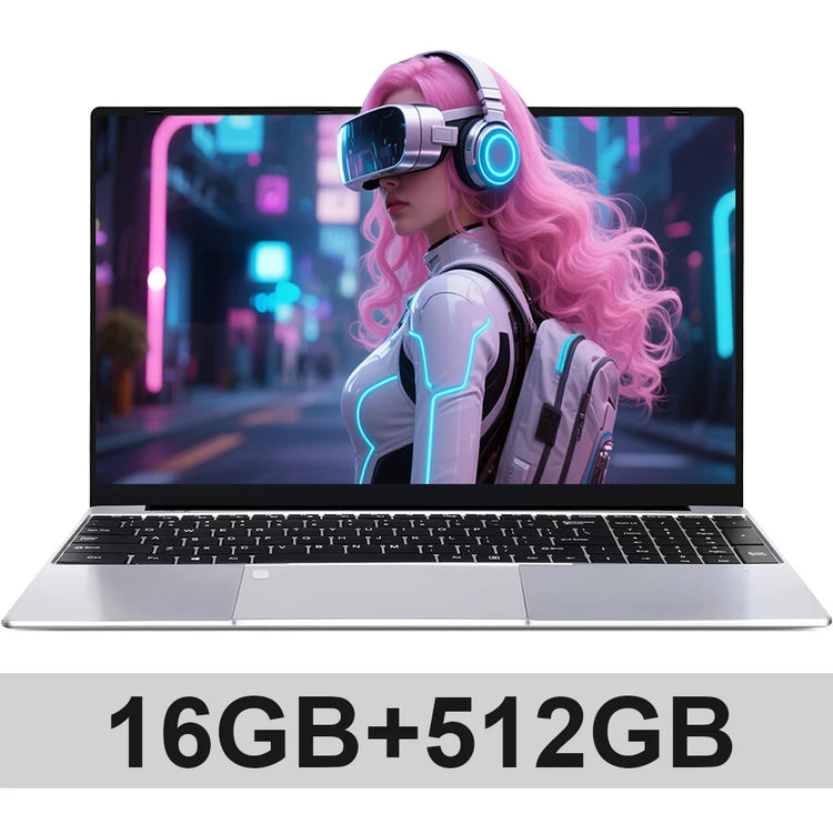 15.6 inch Intel Notebook PC Ultra Slim Laptop Intel Core I3 6100U 16GB RAM 1TB 2TB SSD Office Study Computer PC Windows 11 Pro