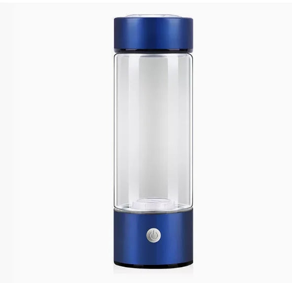 Hydrogen Water Bottle, Portable Hydrogen Water Ionizer Machine Generator Rechargeable Hydrogen Rich Water Glass Health Cup