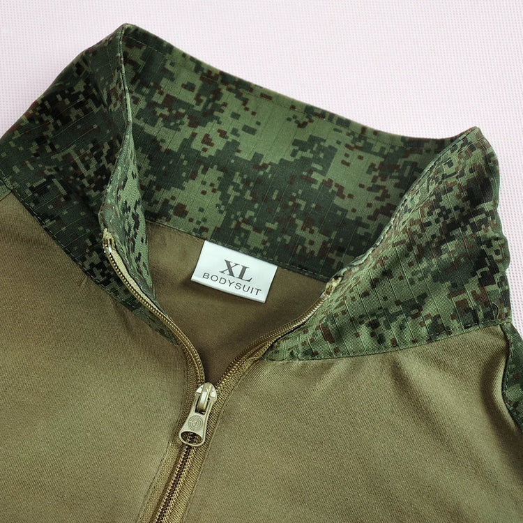 Tactical Uniform Combat Camo Russian Suits Training Team Airsoft Paintball Shirts Hunting Pants +Pads Mens Clothes Windproof