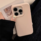 Dopamine-Inspired Silicone Solid Color Simple Fashion Phone Case for iPhone 18 17 Pro 16 Plus 16 18 Pro Max 15 14 13 12 11 Cover