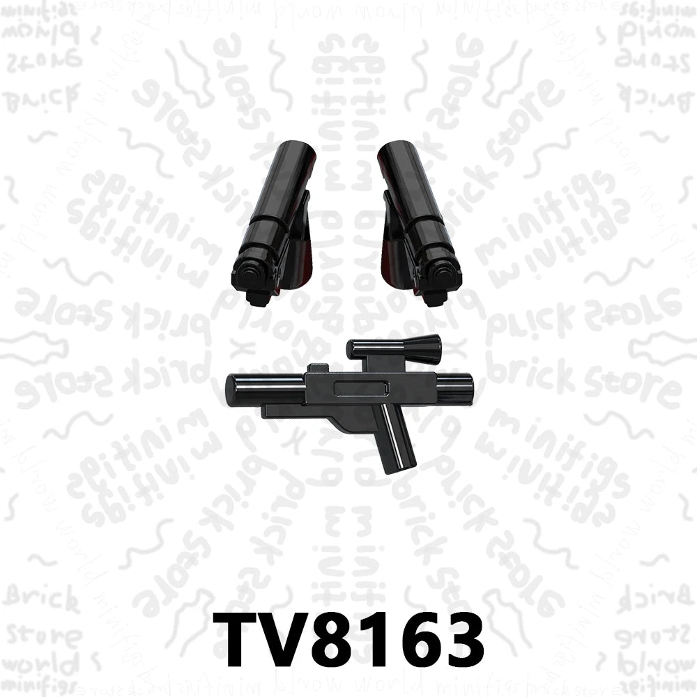 TV6117 TV6118 TV6119 Space War Action Figure Accessories Building Blocks Gift Toys For Children Adult Brick TV6116 TV6115 TV6114