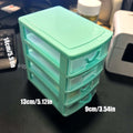 4-layer Multi-functional Storage Box with Drawers, Plastic Wardrobe Organizer and Locker, Desktop Cosmetic Storage Box,