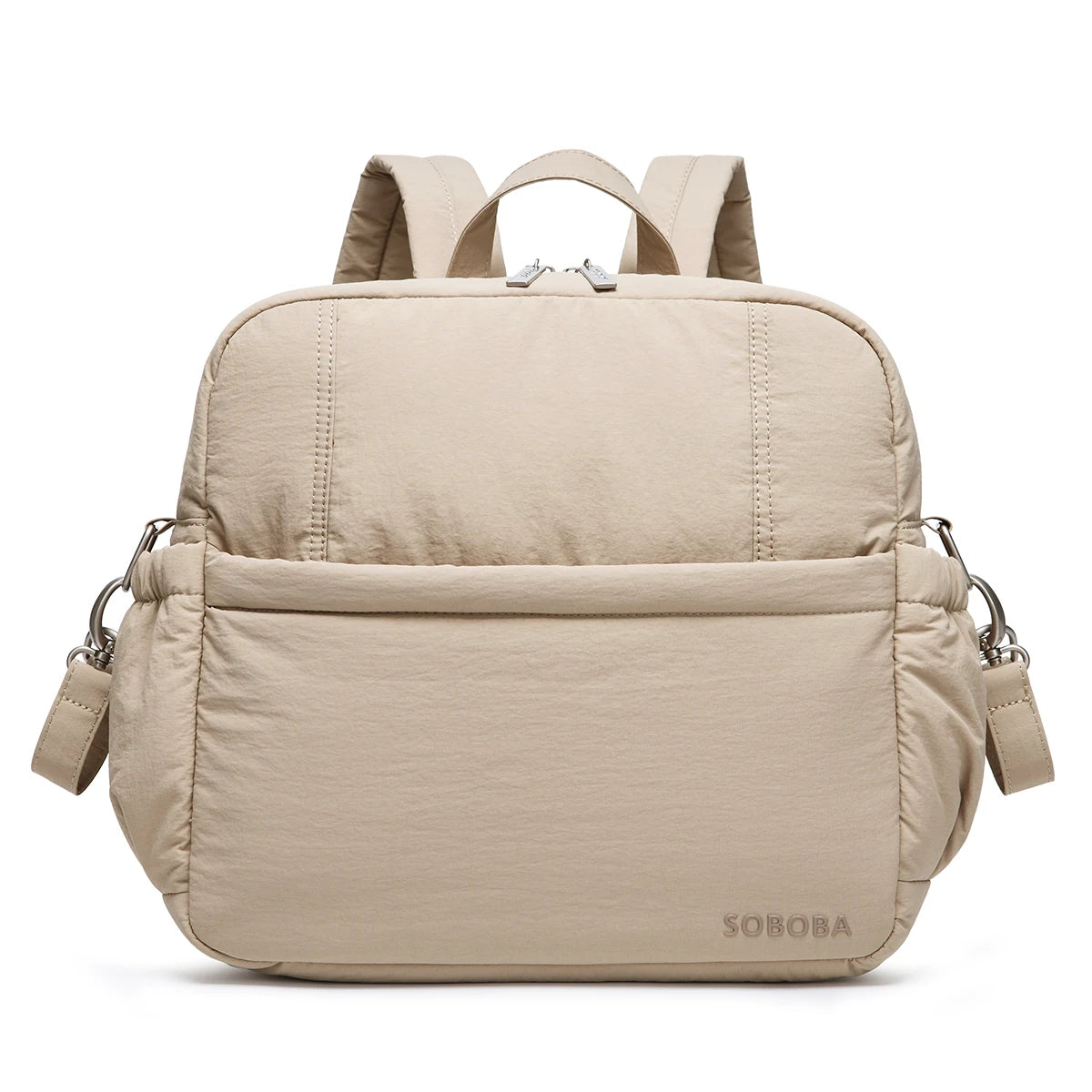 Soboba Large Capacity Diaper Backpack Multi-functional Nappy Changing Bag for Newborns Travel-Friendly Parenting Essentials