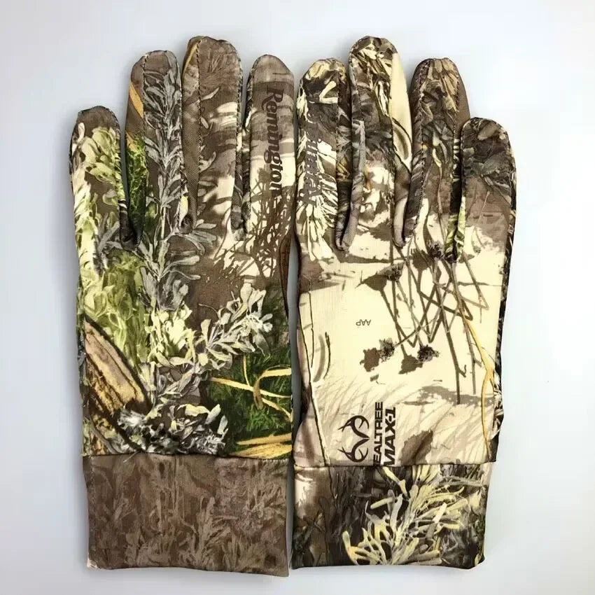 Hunting Full Finger Gloves Tactical Bionic Gloves Gear Outdoor Touch Screen Airsoft Shooting Fishing Camo Gloves