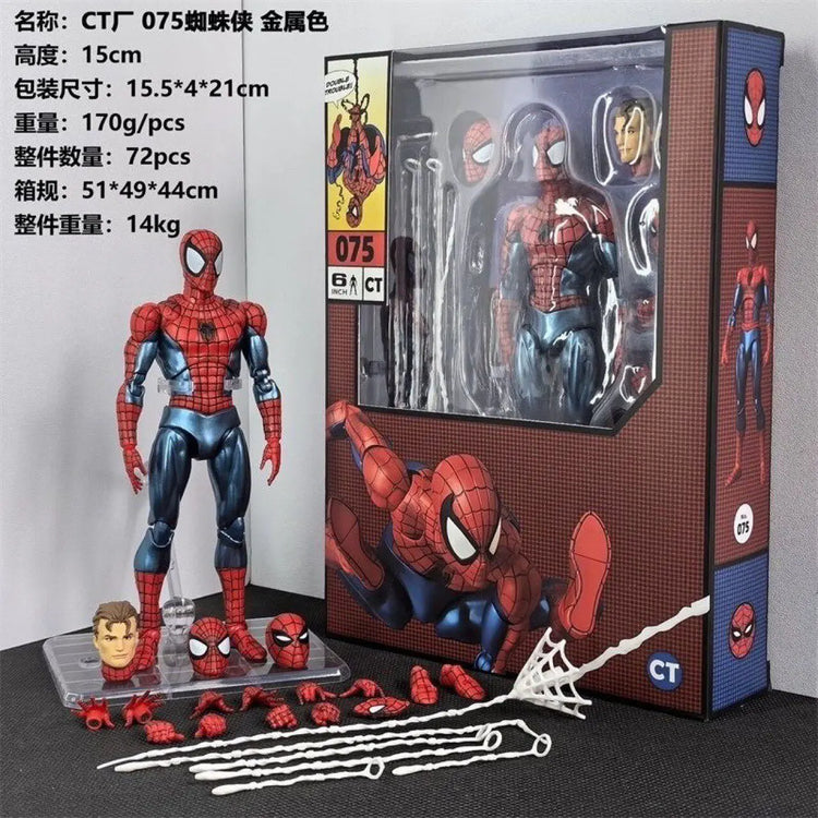 ZD Ct Factory 186 Scarlet Spider Man Amazing Spider-Man Wolverine Comic Version Action Figure Model Doll Ornament In Stock Gift