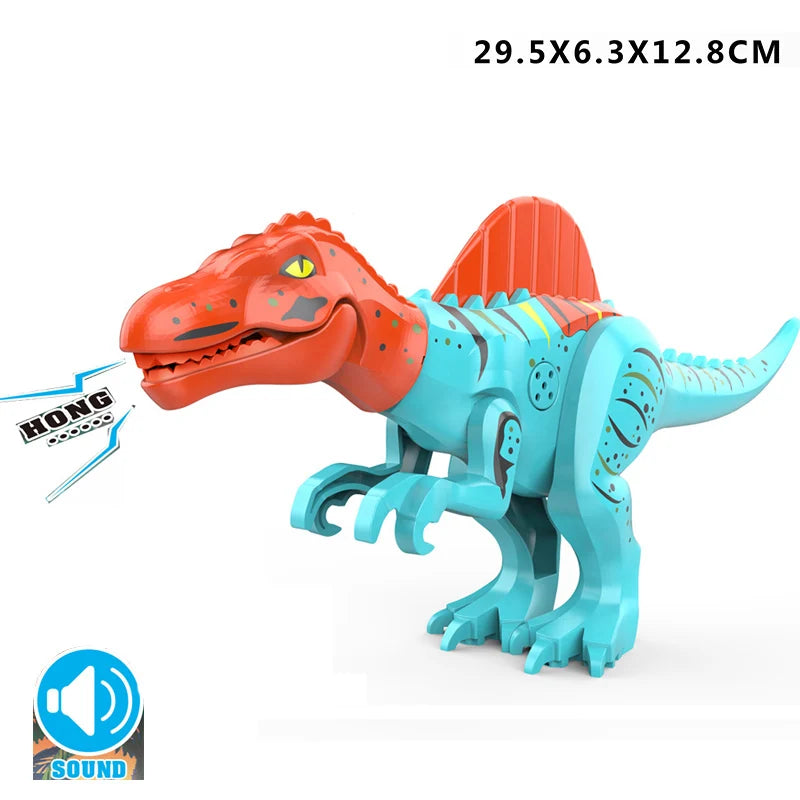 Brutal Raptor Building Jurassic Blocks World 2 MINI Dinosaur Figures Bricks Dino Toys For Children Dinosaurios Christmas