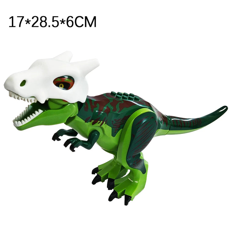 Jurassic Dinosaurs Building Blocks Indominus Rex DIY Big Size Tyrannosaurus Action Figure Models Children Toys Animals Gifts