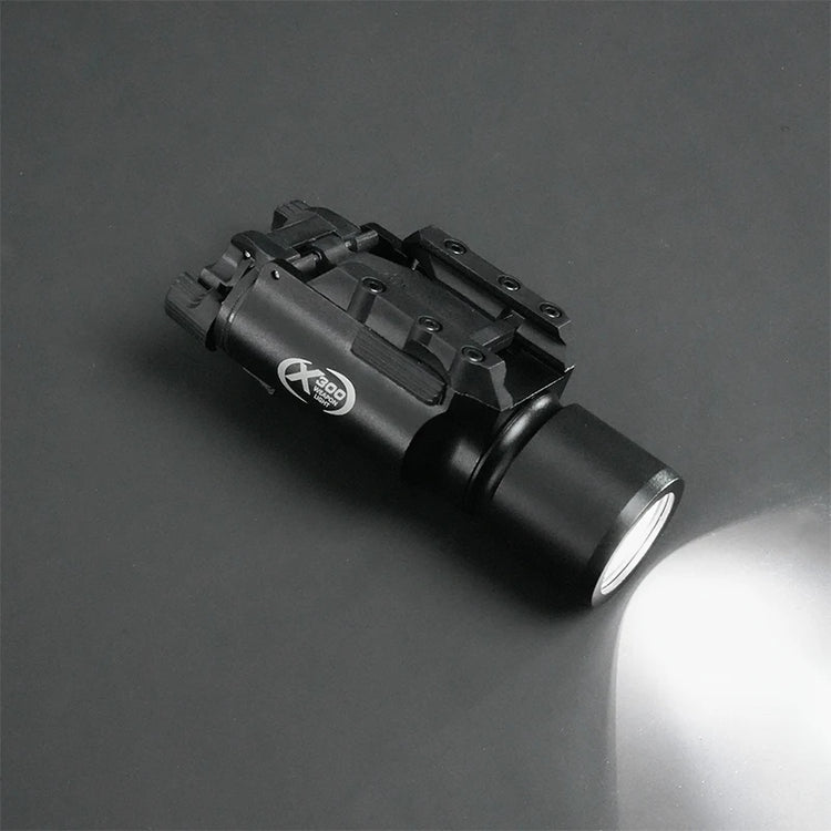 Tactical Gear Surefir X300 X300U Ultra  Metal Pistol Gun 500Lumen LED Light Fit 20mm Rail Airsoft Hanging Hunting Flashlight