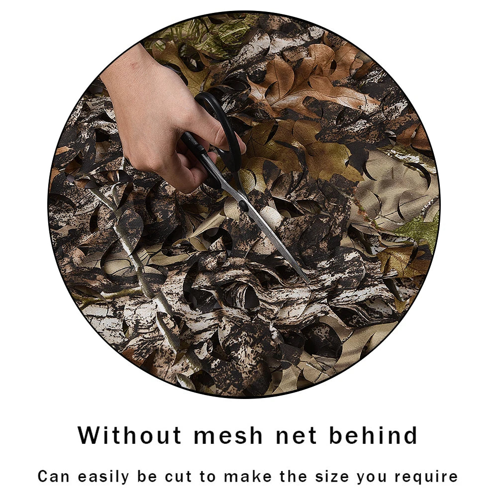 Camouflage Net Bulk Roll Mesh Cover Blind for Hunting Decoration Sun Shade Party Camping Outdoor Camo Netting awning jungle