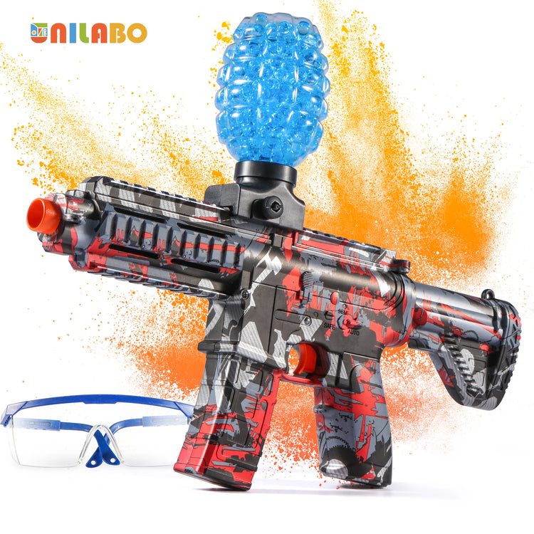 M416 Electric Ball Blaster Toy Gun - High-Speed, Metallic Finish, Rechargeable - Outdoor Game Party Gift(Bullets Excluded)