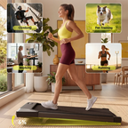 2in1 Walking Pad Mini Treadmill Portable for Home&Office Under Desk LCD Screen Max 300lbs Quiet Treadmills Exercise Machine