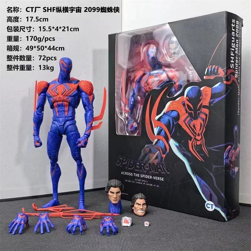 ZD Ct Factory 186 Scarlet Spider Man Amazing Spider-Man Wolverine Comic Version Action Figure Model Doll Ornament In Stock Gift