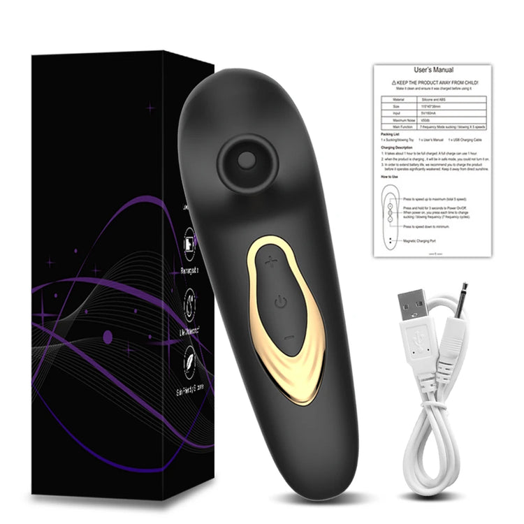 Powerful Oral Sucking Vibrator for Women Sucker Clitoris Vibrator Female Nipple Vacuum Stimulator Sex Toys Goods for Adults 18