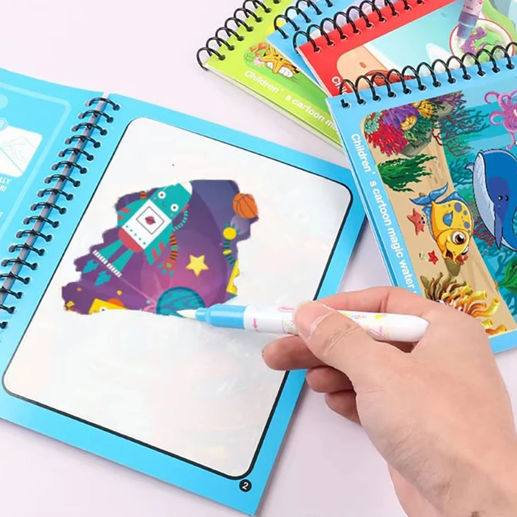 NEW Magic Water Drawing Books Coloring Books Painting Toys for Birthday Christmas New Year Gift for Boys and Girls