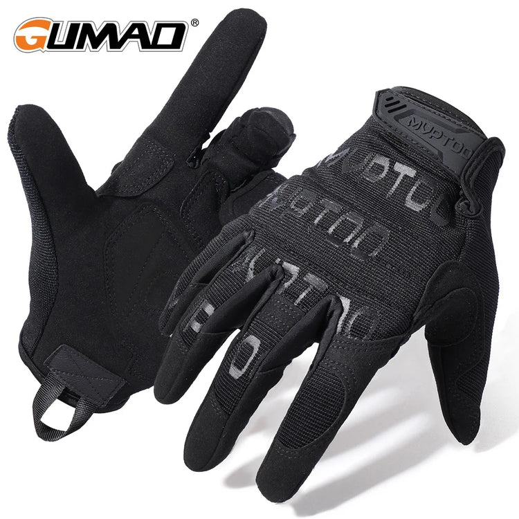 Men Tactical Gloves Touch Screen Sport Outdoor Paintball Combat Hiking Hunting Riding Bike Non-slip Breathable Cycling Equipment