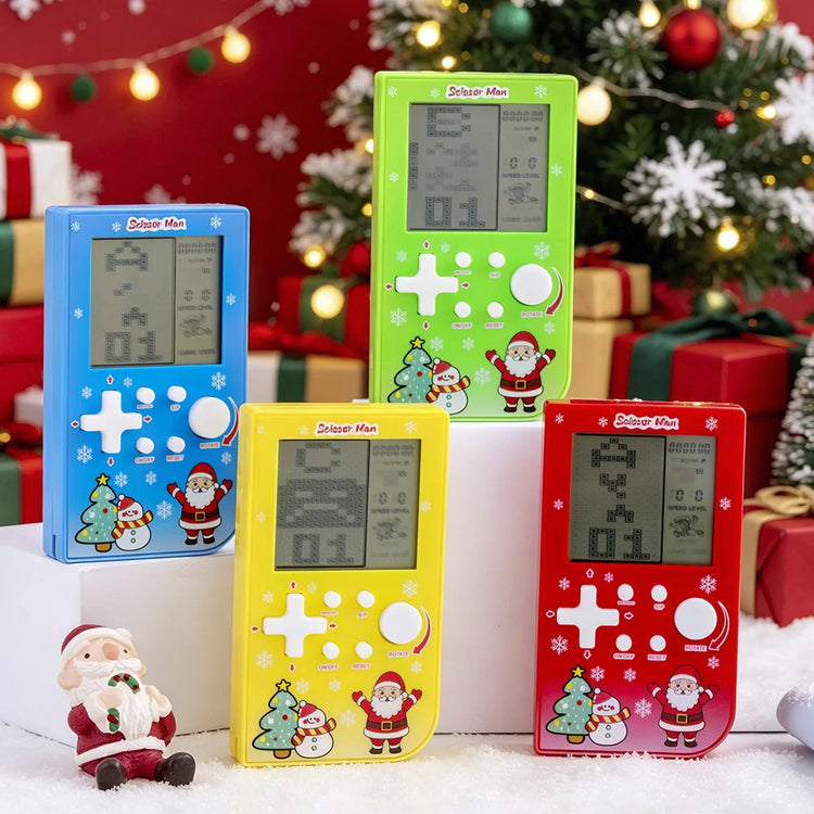 Pocket Handheld Game Console 26 In 1 Classic Tetris Game Machine Portable Mini Electronic Game Toy Xmas Stocking Fillers