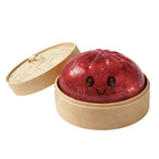 Colorful 6 Styles Glitter Dumpling Glitter Dumpling Squishy with Box Dumplings Sensory Squeeze Toy for Stress Relief Toys
