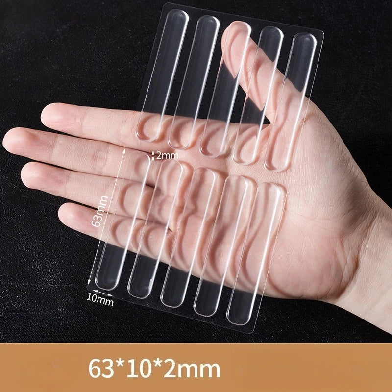 Self Adhesive Buffer Pads Refrigerator Anti-collision Strip Door Stopper Cabinet Door Bumpers Transparent Wall Protector Pad