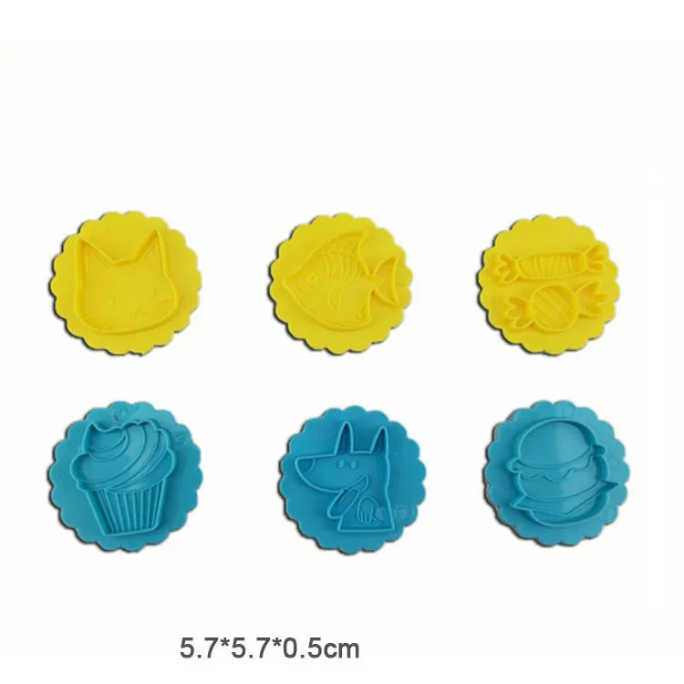 Kids DIY Play Dough Art Craft Toys 3D Plasticine Model Tools Accessories Clay Cutter Molds Creative Set For Boys Girls Children