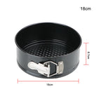 Kitchen Accessories Carbon Steel Cakes Molds Round Cake Pan Bakeware Non-Stick Metal Bake Mould Removable Bottom