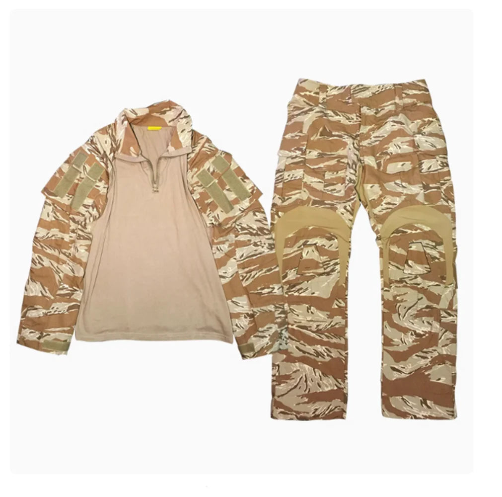 Desert Tiger Camouflage GEN3 G3 Training Tactical Hunting Combat Training Special Force Hiking Camping Climbing Suit