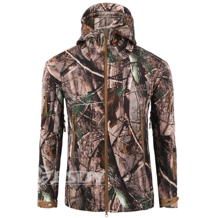 Tactics Jackets Men Outdoors Hunting Clothes Windproof Waterproof Coats Mens Camouflage Male Soft Shell Outdoor Fleece Jacket