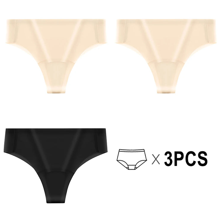 1/3Pcs Anti Cameltoe Proof Panties Avoid Camel Toe Concealer No Show Seamless Thongs Gym Workout Underwear for Leggings Tights