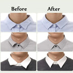 50PCS Self Adhesive Collar Fixed Pads Collar Styling Tape Does Not Warp Shirt Neck Protector Pads Shirt Collar Support Pads