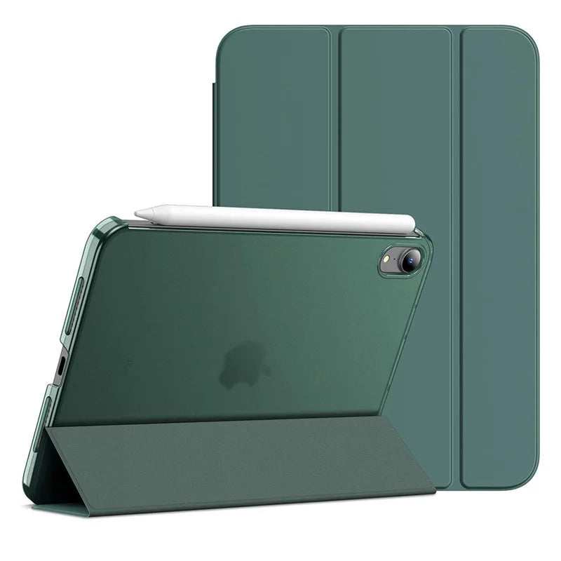 For iPad 12th A19 11th A16 Tablet Case 10.2 9th 8th 7th Pro 11 Air 11 4 5 10.9 inch 12.9 13 M2 M3 M4 Slim Stand Hard Back Cover