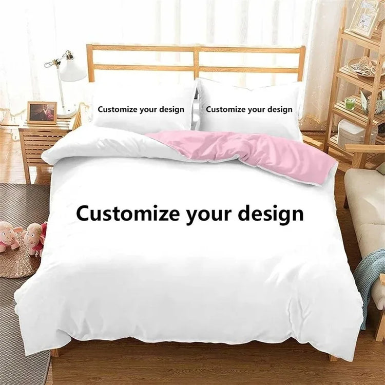 New Custom Bedding Set Customized 3D Printed Duvet Cover Sets with Pillowcase Twin Full Queen King Size POD Dropshipping