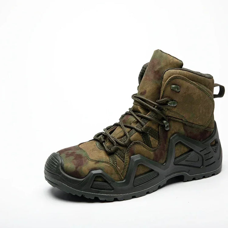 Outdoor Hiking Boots Men's Lace Up Breathable Training Tactical Hiking Desert Boots Plus Size Shoes Botas Militares Masculinas