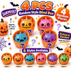 1-5PCS Halloween Unicorn Dumpling Squishy Blind Box Animal Ears Slow Rebound Squeeze Fidget Sensory Stress Relief Gift Pack