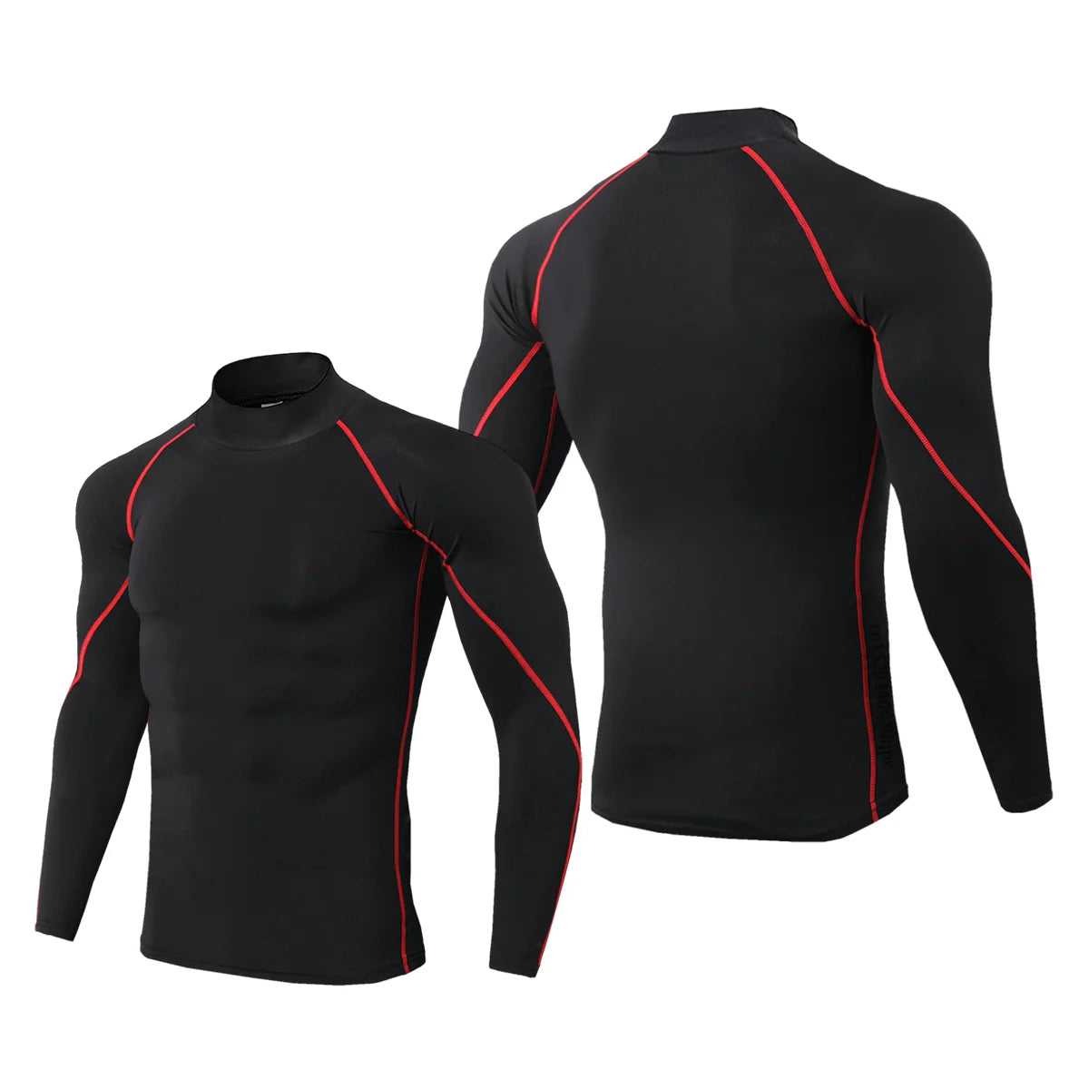 Sport T-shirt Men Compression Running Shirt Elastic Long Sleeve Fitness Athletic Top Gym Workout Undershirt Sportwear