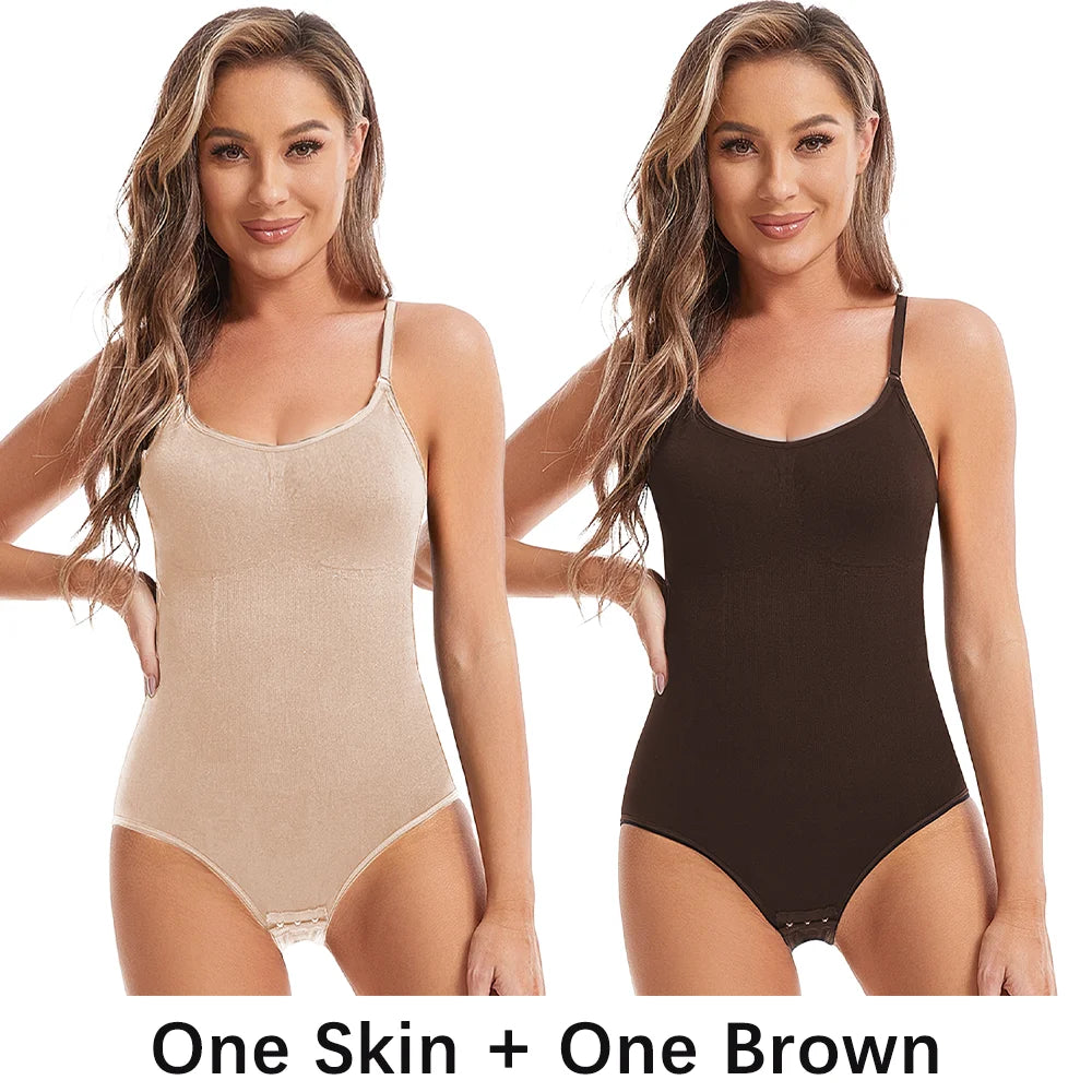 Women's Sexy Seamless Shapewear Slim Butt Lifter Bodysuit Open Crotch High Elastic Smooth out Body Suits for Drop Shipping
