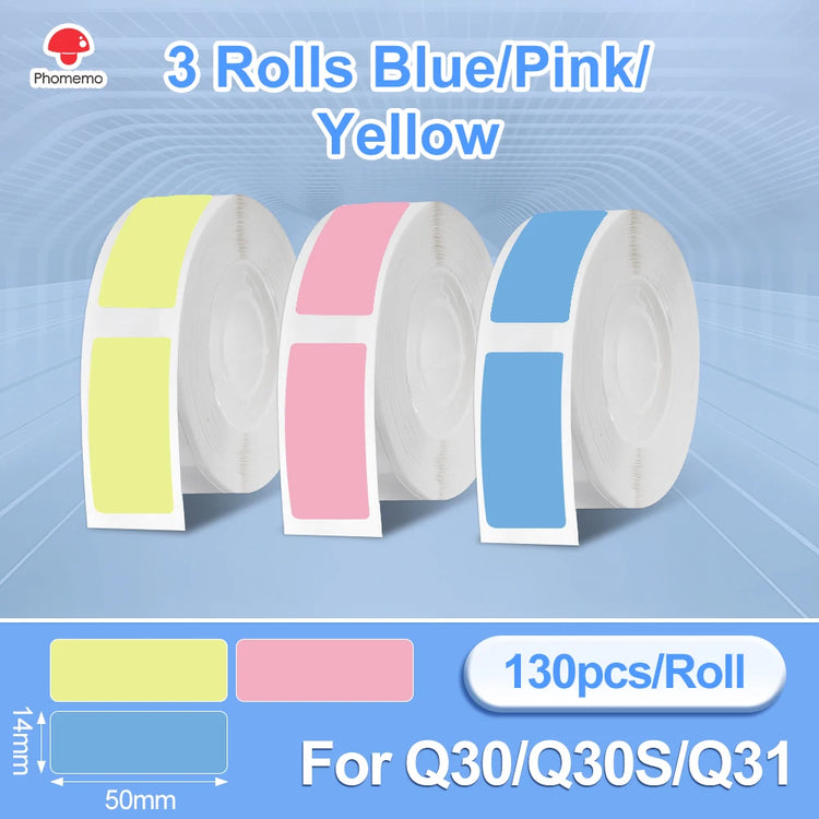 Phomemo Q30 Bluetooth Thermal Label Printer, Pocket Sticker Maker for Date/DIY Labels, iOS Android Wireless Printer, Multi-Paper